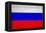 Russia Flag Design with Wood Patterning - Flags of the World Series-Philippe Hugonnard-Framed Stretched Canvas