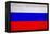 Russia Flag Design with Wood Patterning - Flags of the World Series-Philippe Hugonnard-Framed Stretched Canvas