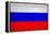 Russia Flag Design with Wood Patterning - Flags of the World Series-Philippe Hugonnard-Framed Stretched Canvas