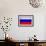 Russia Flag Design with Wood Patterning - Flags of the World Series-Philippe Hugonnard-Framed Art Print displayed on a wall