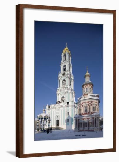 Russia, Golden Ring, Sergiev-Posad, Belltower-null-Framed Giclee Print