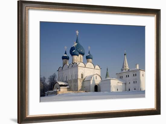 Russia, Golden Ring, Suzdal, Kremlin Walls and Cathedral of Nativity of Virgin-null-Framed Giclee Print