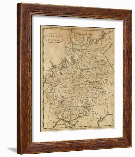 Russia in Europe, c.1812-Aaron Arrowsmith-Framed Art Print