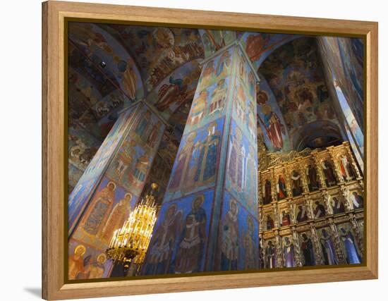 Russia, Kostroma Oblast, Golden Ring, Kostroma, Monastery of St. Ipaty, Trinity Cathedral, Altar-Walter Bibikow-Framed Premier Image Canvas