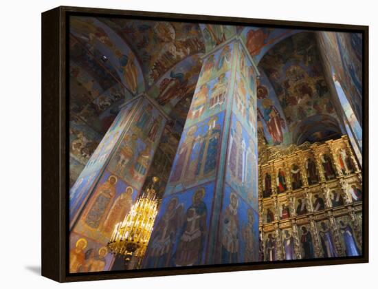 Russia, Kostroma Oblast, Golden Ring, Kostroma, Monastery of St. Ipaty, Trinity Cathedral, Altar-Walter Bibikow-Framed Premier Image Canvas