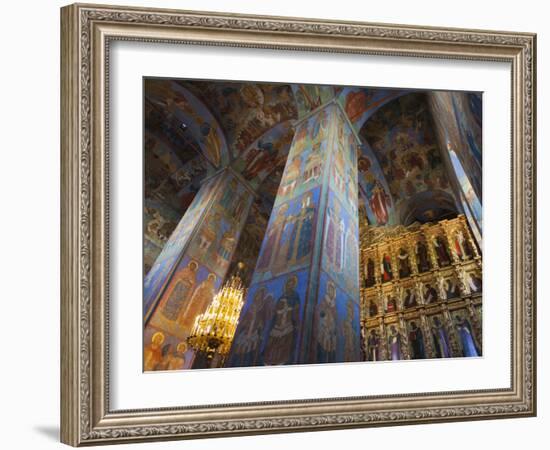 Russia, Kostroma Oblast, Golden Ring, Kostroma, Monastery of St. Ipaty, Trinity Cathedral, Altar-Walter Bibikow-Framed Photographic Print