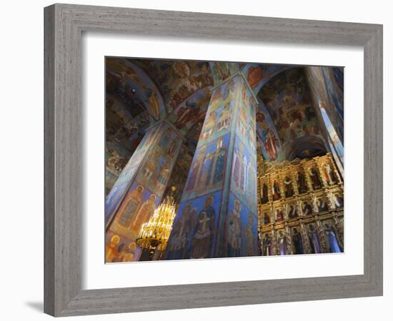 Russia, Kostroma Oblast, Golden Ring, Kostroma, Monastery of St. Ipaty, Trinity Cathedral, Altar-Walter Bibikow-Framed Photographic Print