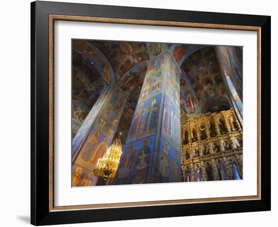 Russia, Kostroma Oblast, Golden Ring, Kostroma, Monastery of St. Ipaty, Trinity Cathedral, Altar-Walter Bibikow-Framed Photographic Print