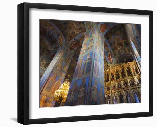 Russia, Kostroma Oblast, Golden Ring, Kostroma, Monastery of St. Ipaty, Trinity Cathedral, Altar-Walter Bibikow-Framed Photographic Print