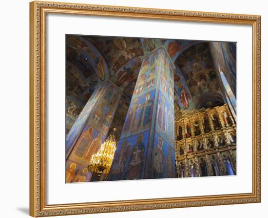 Russia, Kostroma Oblast, Golden Ring, Kostroma, Monastery of St. Ipaty, Trinity Cathedral, Altar-Walter Bibikow-Framed Photographic Print