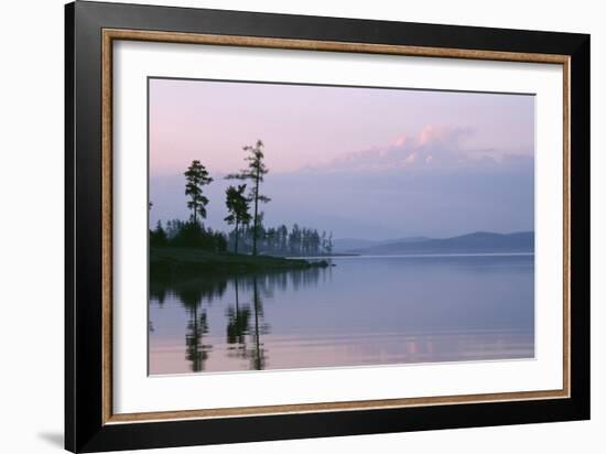 Russia Lake in Ural Mountains Autumn Evening-Andrey Zvoznikov-Framed Photographic Print