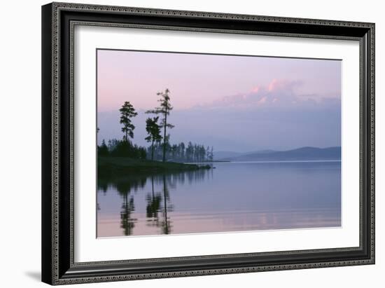 Russia Lake in Ural Mountains Autumn Evening-Andrey Zvoznikov-Framed Photographic Print