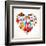 Russia Love - Heart-Marish-Framed Art Print