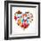 Russia Love - Heart-Marish-Framed Art Print