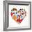 Russia Love - Heart-Marish-Framed Art Print