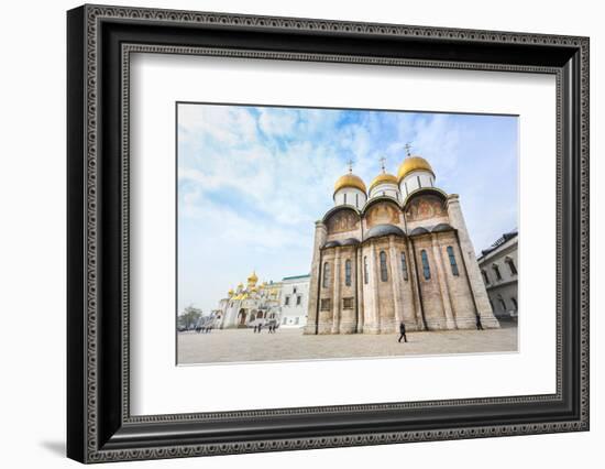 Russia. Moscow. Assumption Cathedral of the Moscow Kremlin - the Orthodox Church, Situated on the C-thipjang-Framed Photographic Print