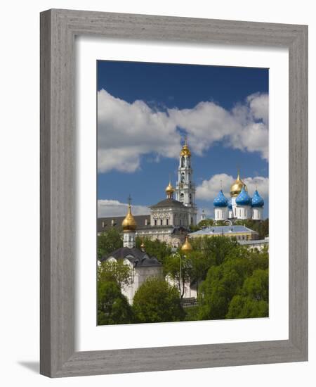 Russia, Moscow Oblast, Golden Ring, Sergiev Posad, Trinity Monastery of St. Sergius-Walter Bibikow-Framed Photographic Print