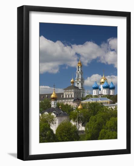 Russia, Moscow Oblast, Golden Ring, Sergiev Posad, Trinity Monastery of St. Sergius-Walter Bibikow-Framed Photographic Print