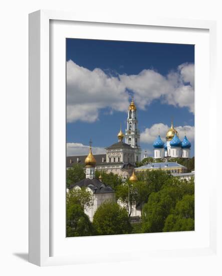 Russia, Moscow Oblast, Golden Ring, Sergiev Posad, Trinity Monastery of St. Sergius-Walter Bibikow-Framed Photographic Print