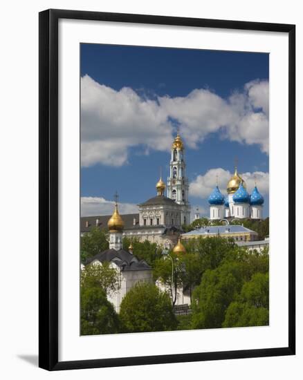 Russia, Moscow Oblast, Golden Ring, Sergiev Posad, Trinity Monastery of St. Sergius-Walter Bibikow-Framed Photographic Print