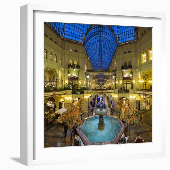 Russia, Moscow, Red Square, Gum Department Store, Interior-Gavin Hellier-Framed Photographic Print