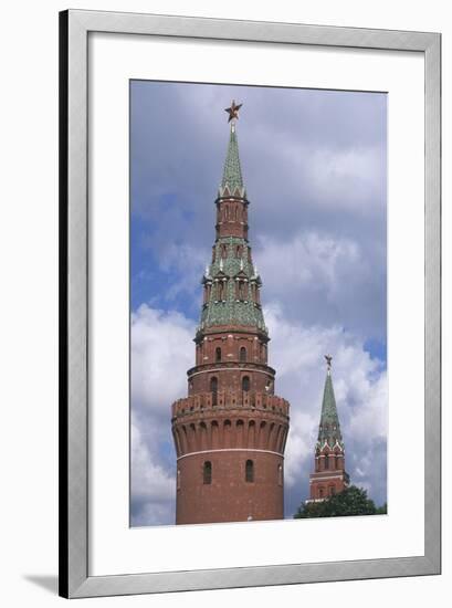 Russia, Moscow Region, Moscow, Kremlin, Water Tower-null-Framed Giclee Print