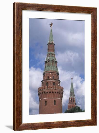 Russia, Moscow Region, Moscow, Kremlin, Water Tower-null-Framed Giclee Print