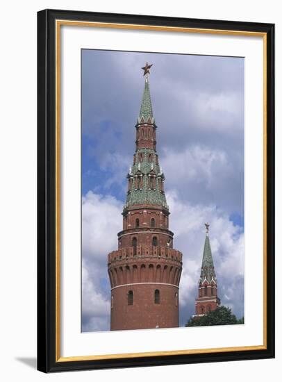 Russia, Moscow Region, Moscow, Kremlin, Water Tower-null-Framed Giclee Print