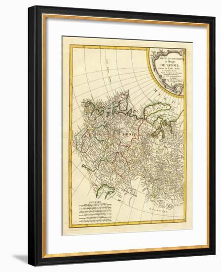 Russia Occidentale, c.1785-Rigobert Bonne-Framed Art Print