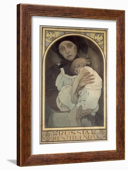 Russia Restituenda, 1922-Alphonse Mucha-Framed Giclee Print