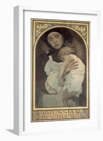 Russia Restituenda, 1922-Alphonse Mucha-Framed Giclee Print