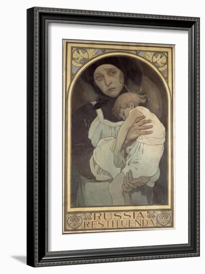 Russia Restituenda, 1922-Alphonse Mucha-Framed Giclee Print