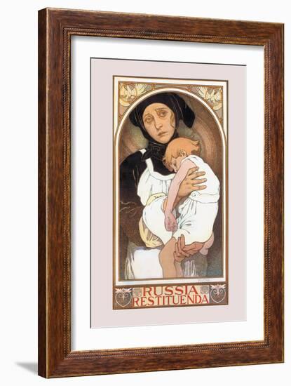 Russia Restituenda-Alphonse Mucha-Framed Art Print