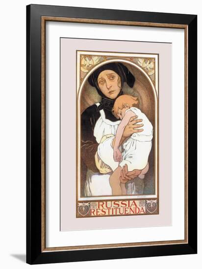 Russia Restituenda-Alphonse Mucha-Framed Art Print