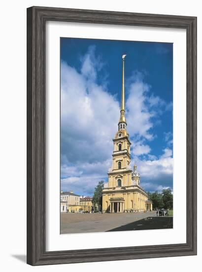 Russia, Saint Petersburg, Historic Centre, Peter and Paul Fortress and Cathedral-null-Framed Giclee Print
