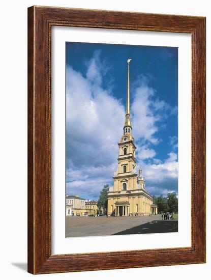 Russia, Saint Petersburg, Historic Centre, Peter and Paul Fortress and Cathedral-null-Framed Giclee Print