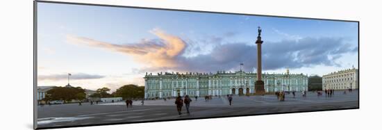 Russia, Saint Petersburg, Palace Square, Alexander Column and the Hermitage, Winter Palace-Gavin Hellier-Mounted Photographic Print