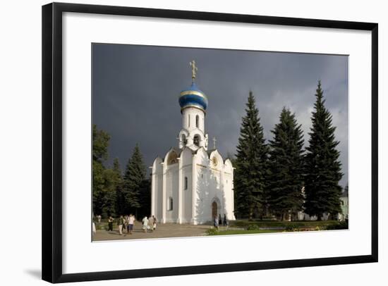 Russia, Sergiev Posad, Church of Holy Spirit at Trinity St Sergius Monastery-null-Framed Giclee Print