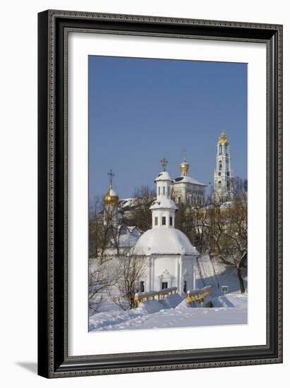 Russia, Sergiyev Posad, Trinity Monastery of St Sergius-null-Framed Giclee Print