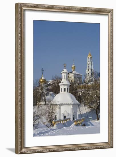 Russia, Sergiyev Posad, Trinity Monastery of St Sergius-null-Framed Giclee Print