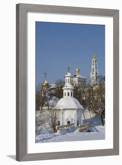 Russia, Sergiyev Posad, Trinity Monastery of St Sergius-null-Framed Giclee Print