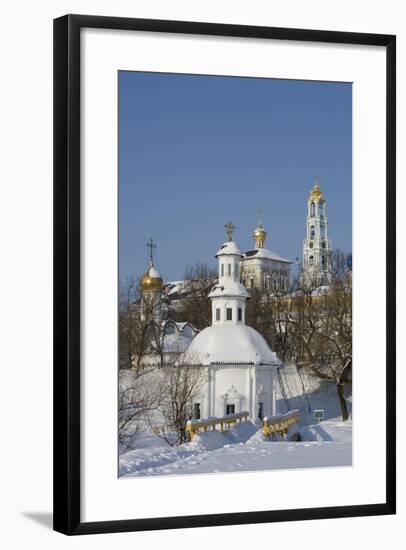 Russia, Sergiyev Posad, Trinity Monastery of St Sergius-null-Framed Giclee Print