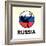 Russia Soccer-null-Framed Giclee Print