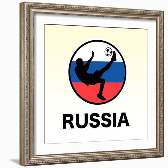 Russia Soccer-null-Framed Giclee Print