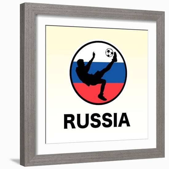 Russia Soccer-null-Framed Giclee Print