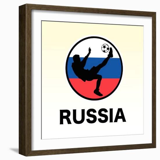 Russia Soccer-null-Framed Giclee Print