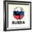 Russia Soccer-null-Framed Giclee Print