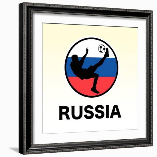 Russia Soccer-null-Framed Giclee Print