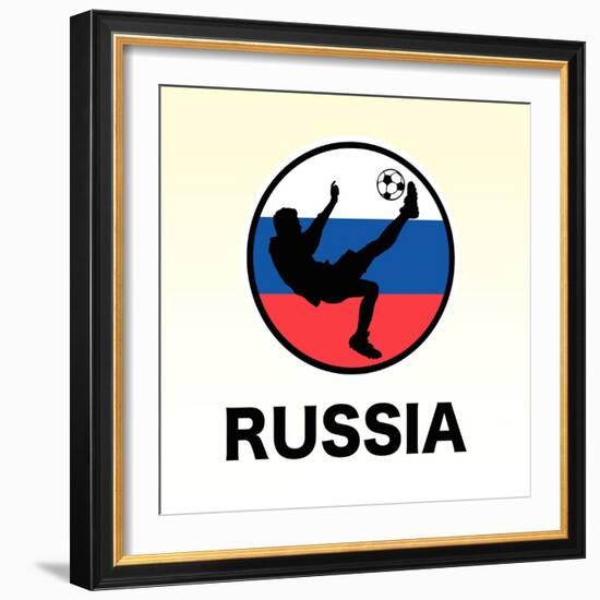 Russia Soccer-null-Framed Giclee Print