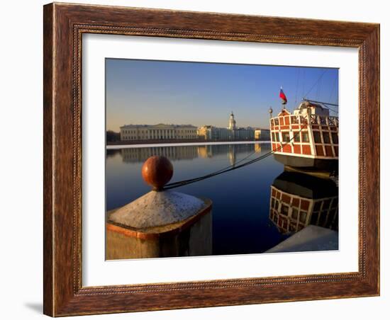 Russia, St;Petersburg; a Wooden Ship-Ken Sciclina-Framed Photographic Print